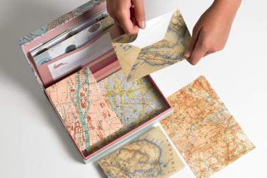 Briefpapier-Set Maps 