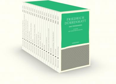 Friedrich Dürrenmatt: Das Prosawerk in 19 Bänden in Kassette 