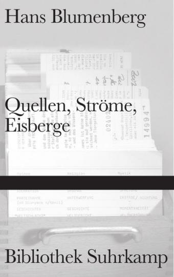 Hans Blumenberg: Quellen, Ströme, Eisberge 