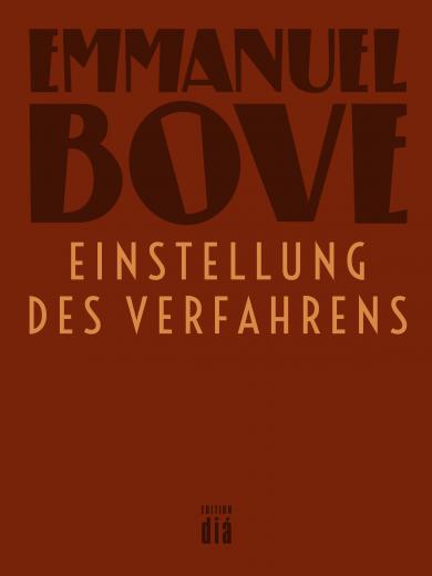 Emmanuel Bove: Einstellung des Verfahrens 